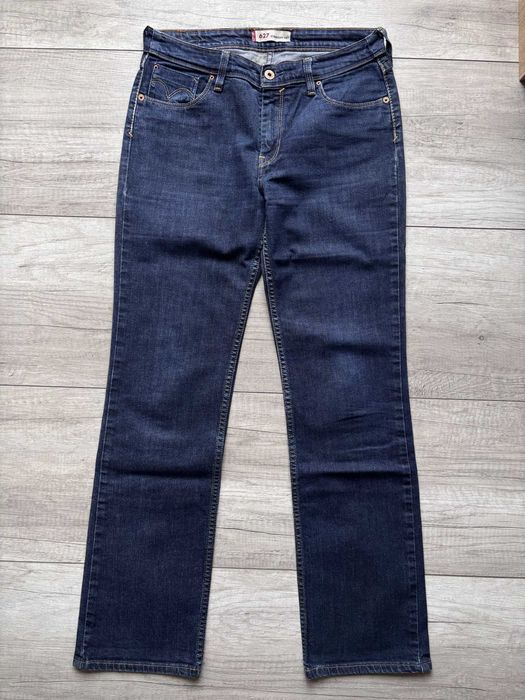 Levi's 627 W31 L32 Spodnie Jeansy Damskie Proste Granatowe Vintage
