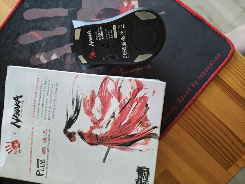 Мишка A4Tech Bloody R90 Plus Wireless Naraka (4711421983136)