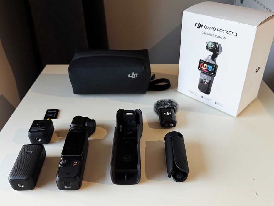 DJI Osmo Pocket 3 Creator Combo JAK NOWY Zestaw SD 128GB