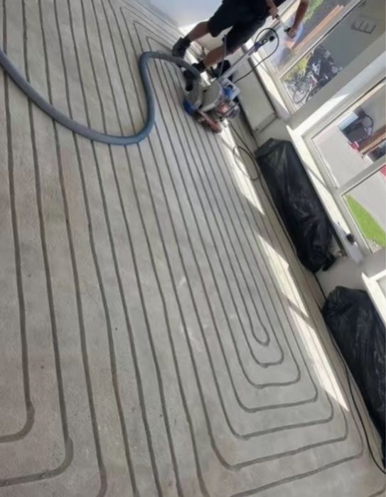 Frezowanie pod ogrzewanie podłogowe