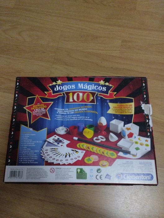 Jogo de magia com 100 jogos