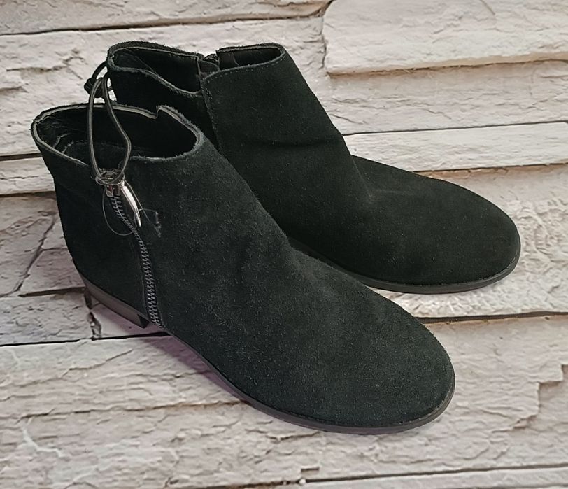 Botki damskie zamszowe 38