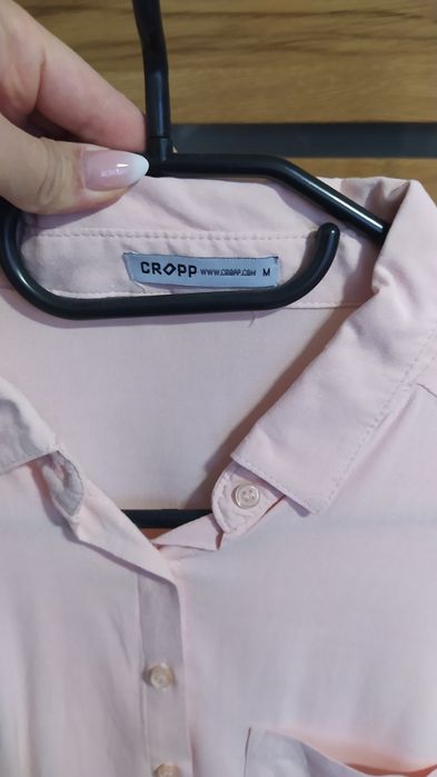 Koszula pudrowy róż Cropp