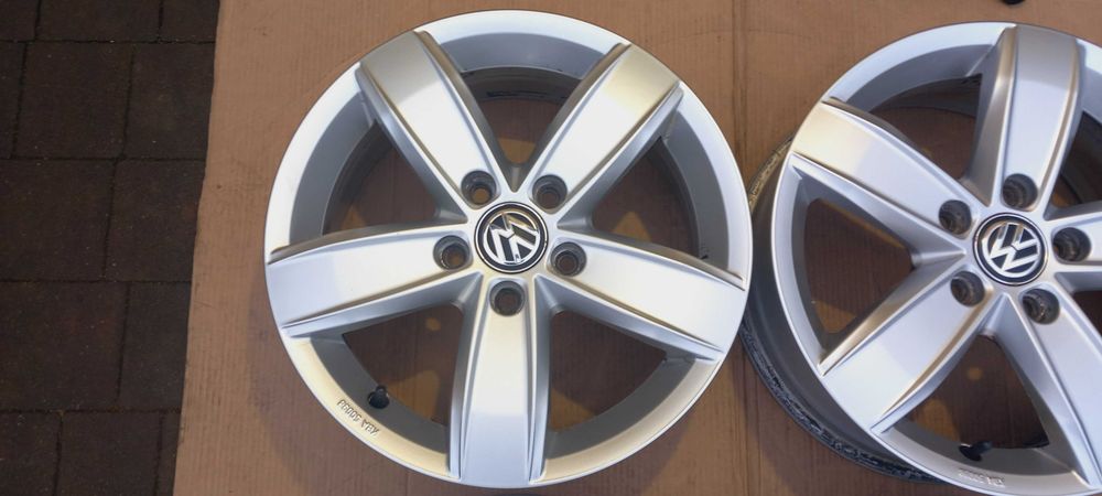 Felgi alu 4x oryg. VW /SKODA/SEAT/AUDI 6.5x16, 5x112, ET48 , Stan bdb