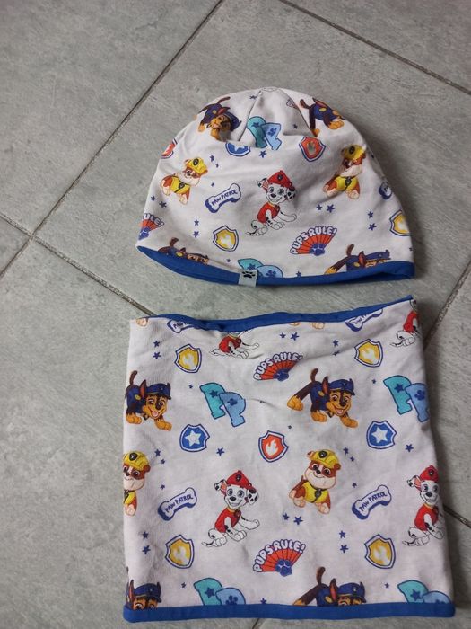 Czapka  i komin dla chlopca