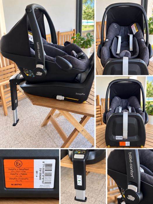 Ovo Bébé Confort Pebble + Base ISOFIX 2wayFix – Conjunto Completo