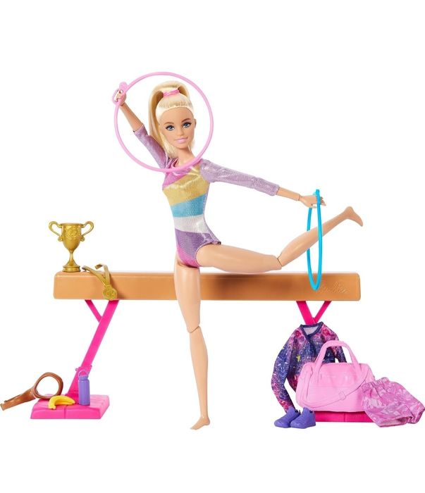 Лялька Барбі Barbie You can be Тренування з гімнастики барби гимнастка