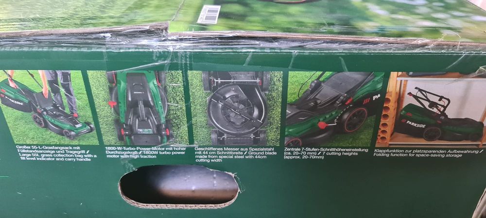 parkside kosiarka elektryczna 1800 w perm 1800 a1 paragon gwarancja  3lata