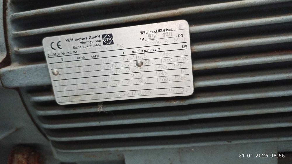 DISA TECHNOLOGIES T O40-400 wentylator