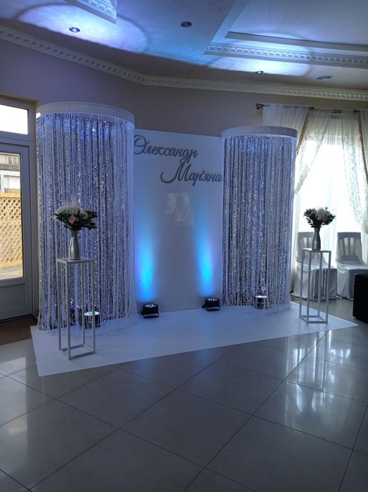 Весільні фотозони, оформление свадьби , президіум