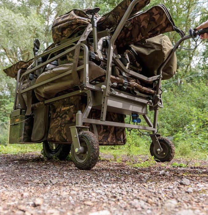 Fox Transporter 24V Power Plus Barrow (Including 2 x 9 Ah 12V Batteries and Charger) - taczka karpiowa
