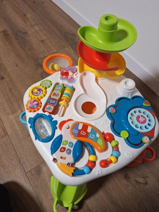Інтерактивний столик дитячий Горка мячики музика Бізі столик