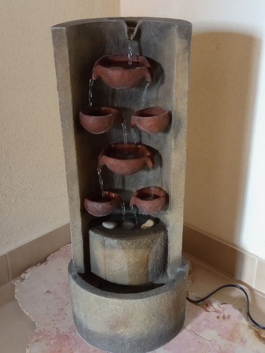 Fonte decorativa em cascata