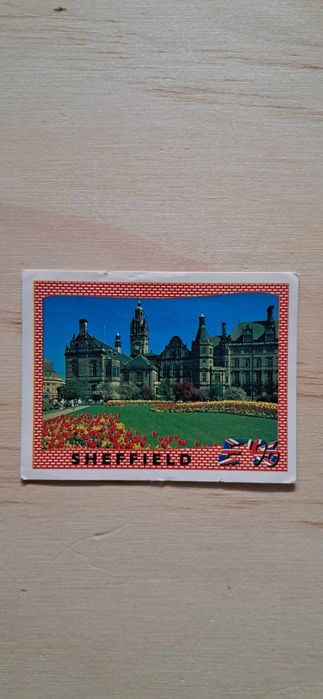 Cromo futebol de Sheffield(Euro 96)da Panini