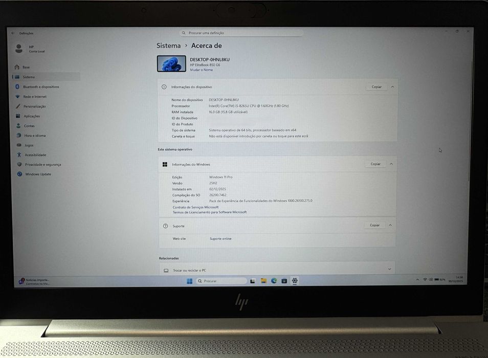 HP EliteBook 850 G6