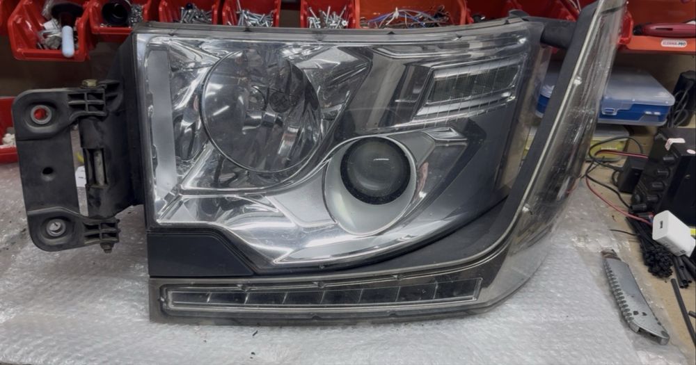 Фари рено Т renault T заміна лінз на biled !!!