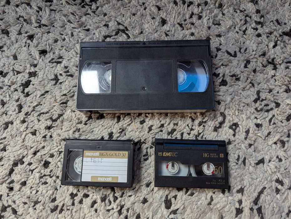 Przegrywanie/Digitalizacja Kaset VHS, VHS-C, Video8/HI8