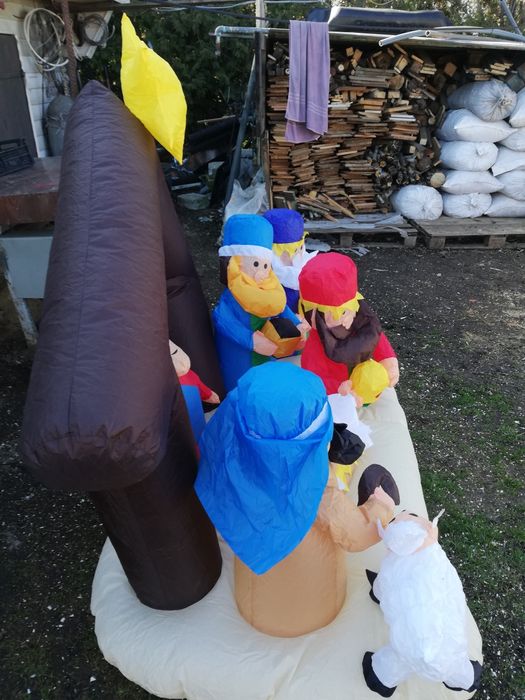 Szopka Bozonarodzeniowa pompowana