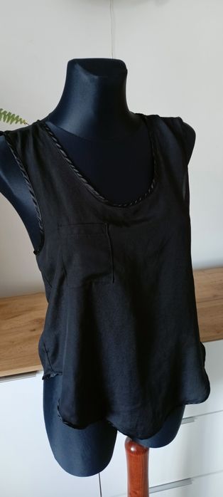 Bluzka Asymetryczna Plecy Made in Italy S