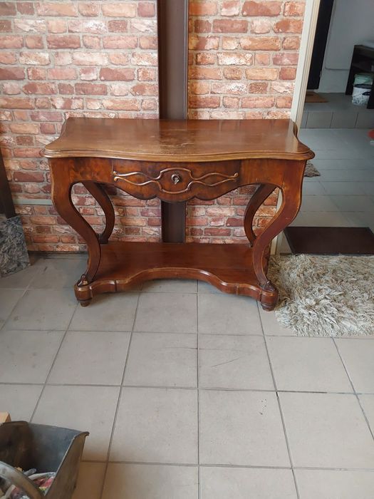 Konsola przyscienna Biedermaier