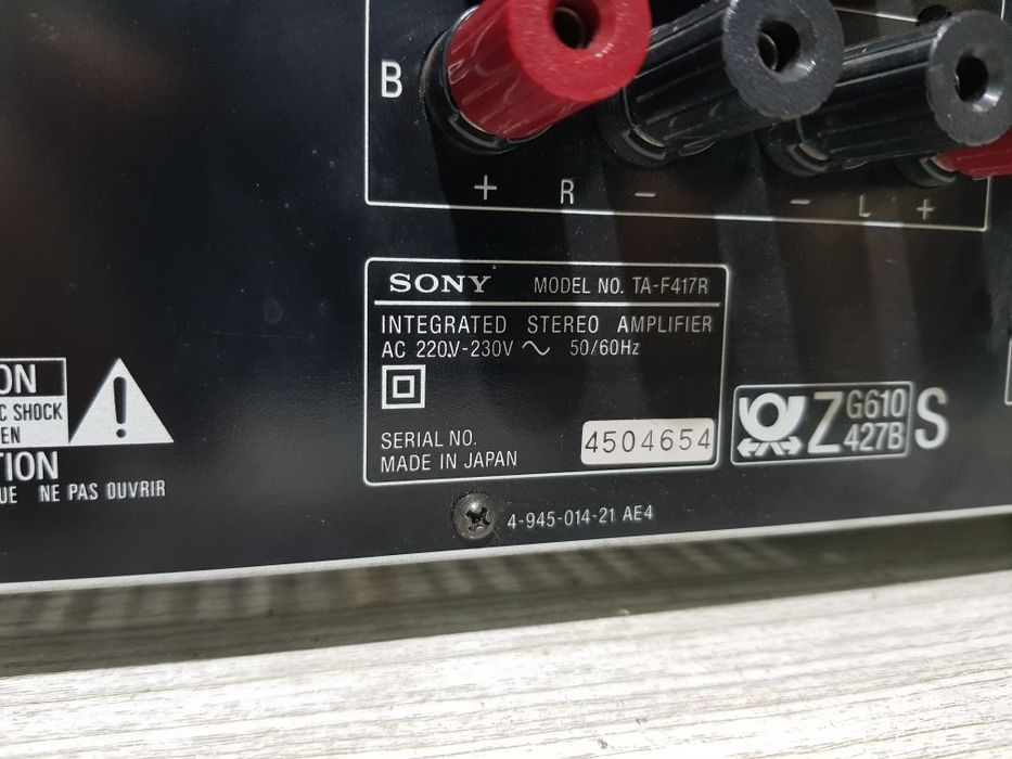 Стерео підсилювач/усилитель Sony TA-F417R +1 2*120Вт б/у  з Німеччини