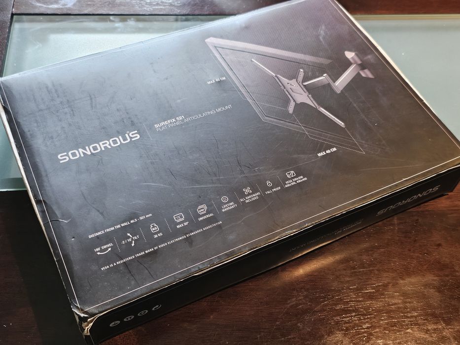 Suporte TV Novo, nunca usado -max  36 kg, 50'''