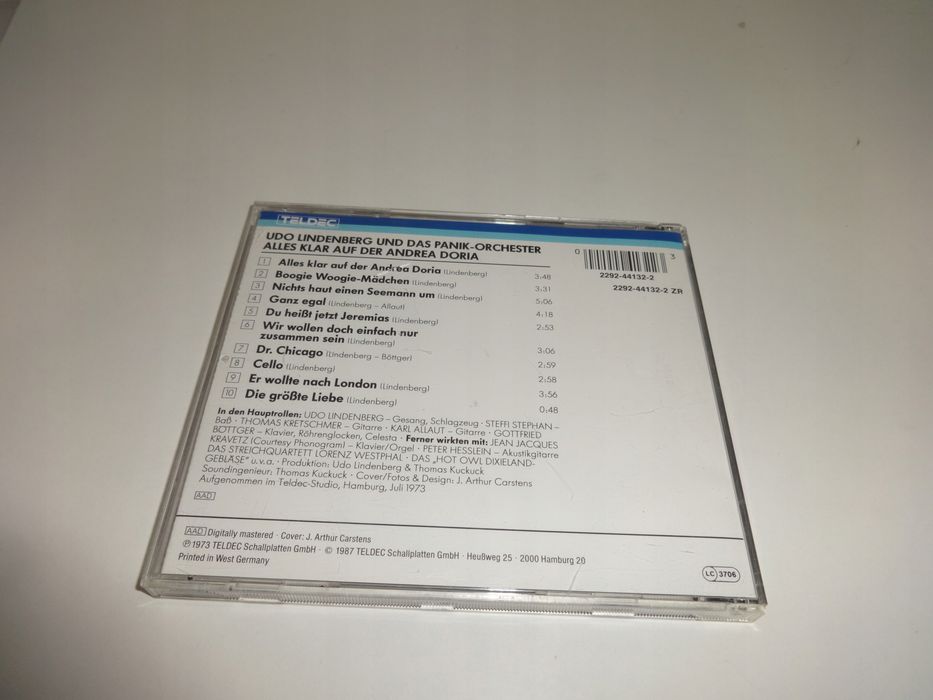 Lindenberg Und Das Panikorchester – Alles Klar Auf Der Andrea Doria cd