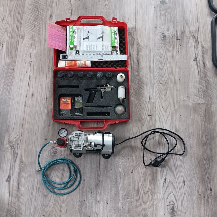Aerograf SATA Dekor/Z zestaw z kompresorem