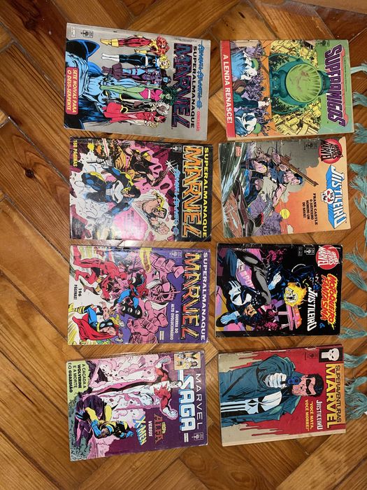 BD abril- Marvel /Dc anos 80/90