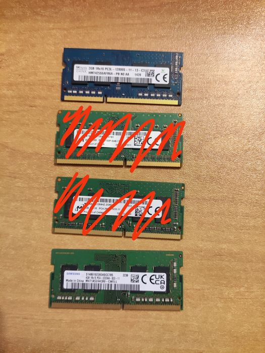 Оперативна память для ноутбуків sodimm ddr ddr3 ddr4
