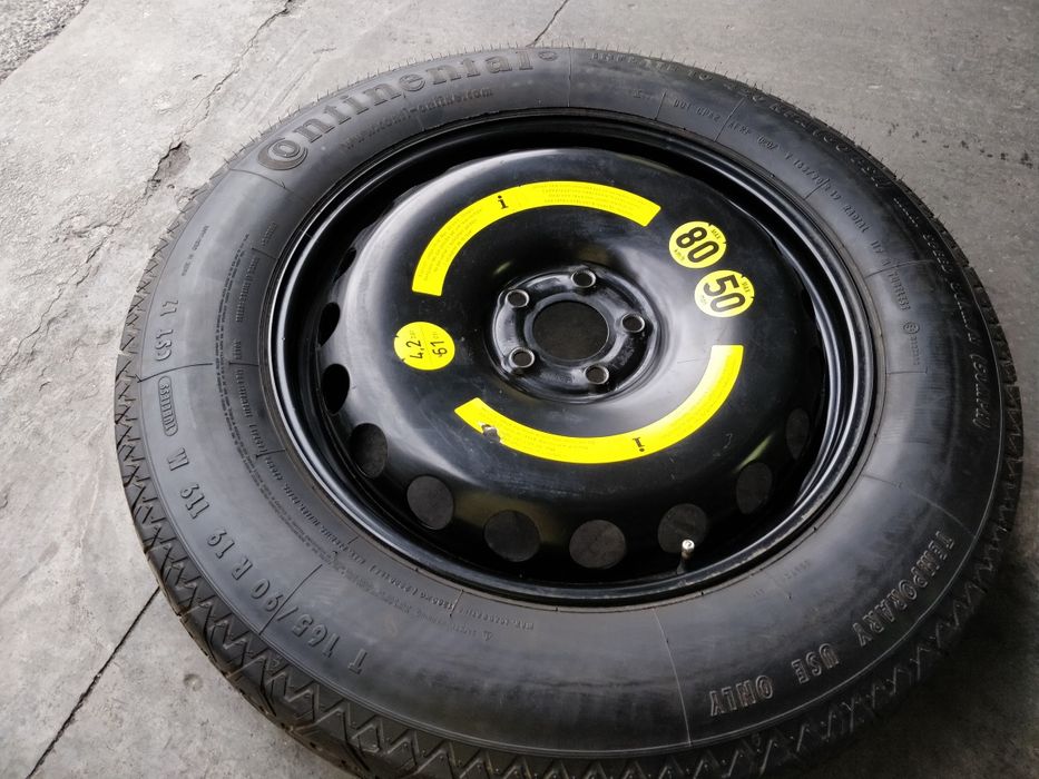 Додатка/запаска 5x112 4,5J et40 dia66,6 R19 165/90 Mersedes GL