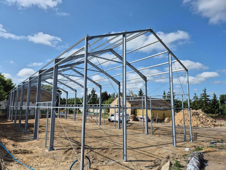 Konstrukcja stalowa Hala stalowa Hala Magazynowa Magazyn Ocynk