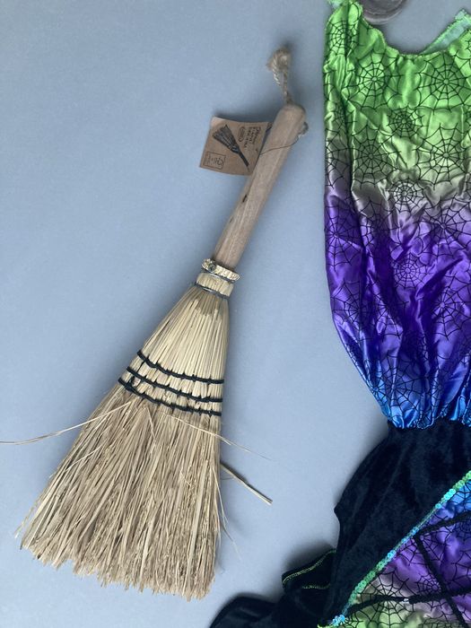 Strój karnawałowy przebranie czarownica wiedźma pajęczyca 122/128 cm