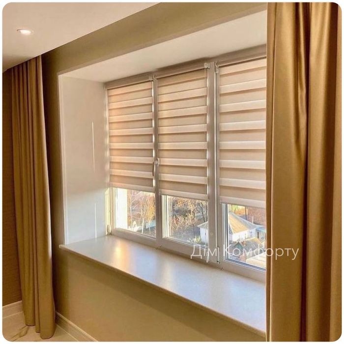 НАЙДЕШЕВША ЦІНА. Жалюзі, ролети день ніч, тканинні ролети.