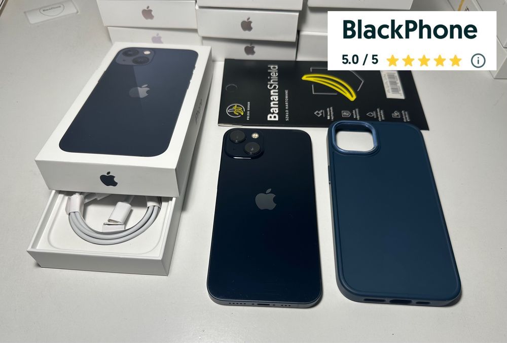 iPhone 13 Midnight 128GB bateria 100% super stan