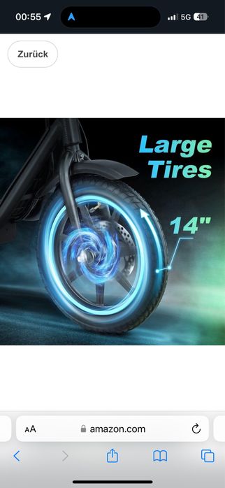 Trotinete bicicleta eléctrica Scooter Bogist 45km / 45kmh 500 W 13Ah