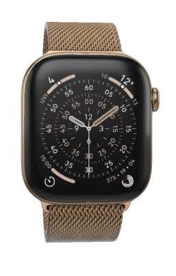 Apple Watch 11 Cellular 42mm Titânio Dourado - Gold Milanese Loop