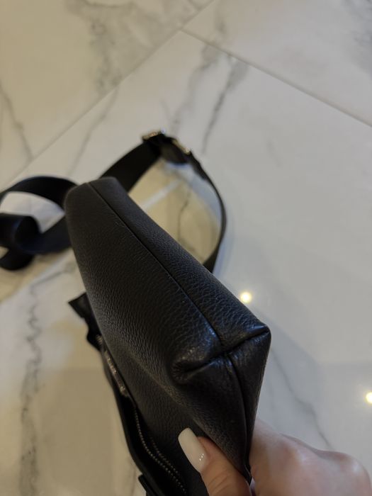 Чоловіча сумка Billionaire оригінал чорна шкіра