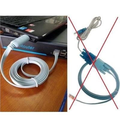 Kabel konsolowy USB - RJ45 do urządzeń CISCO 1.8m