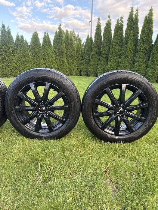 Alufelgi 5x112 15 66,6/57,1 Opony Hankook 185/60/15 rok 2021