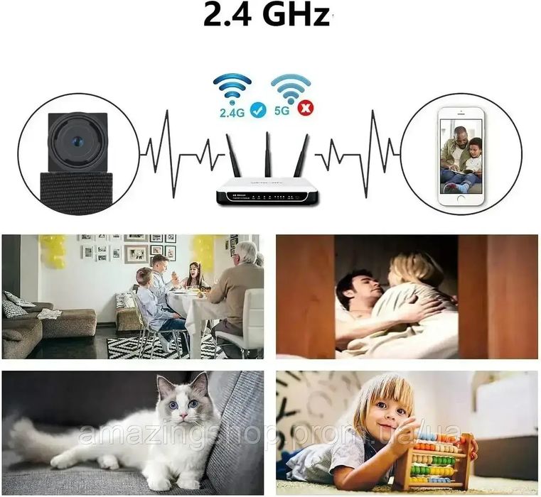 Міні  Wi-Fi камера на шлейфі HD1080