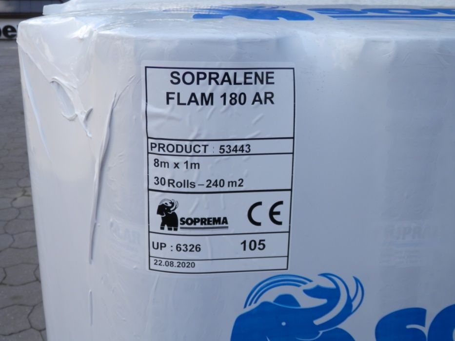 Papa termozgrzewalna  SOPREMA SOPRALENE 250 S 5 W Warszawa 31,61 PLN
