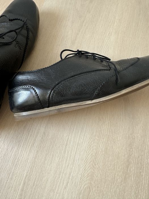 ZARA Man skórzane męskie buty skóra naturalna 42