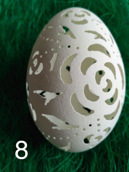 Ażurowa pisanka jajo gęsie