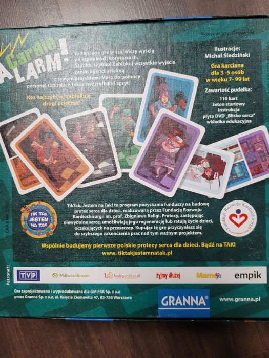 Gra cardio alarm! Granna
