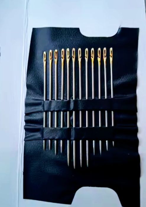 Иглы швейные для слепых слабовидящих иголки шитьё голки для слабозорих