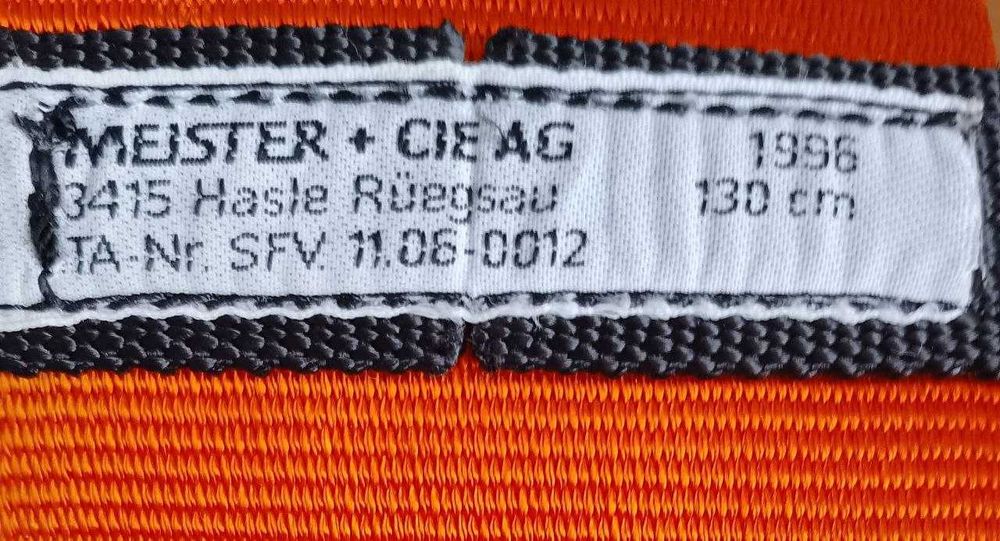 Пояс пожарного/спасательный с карабином repapress, MEISTER Швейцария