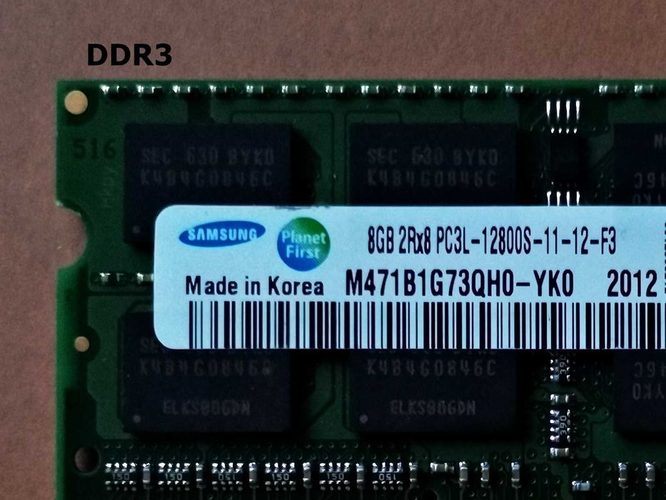 DDR3 8GB Samsung 12800 L