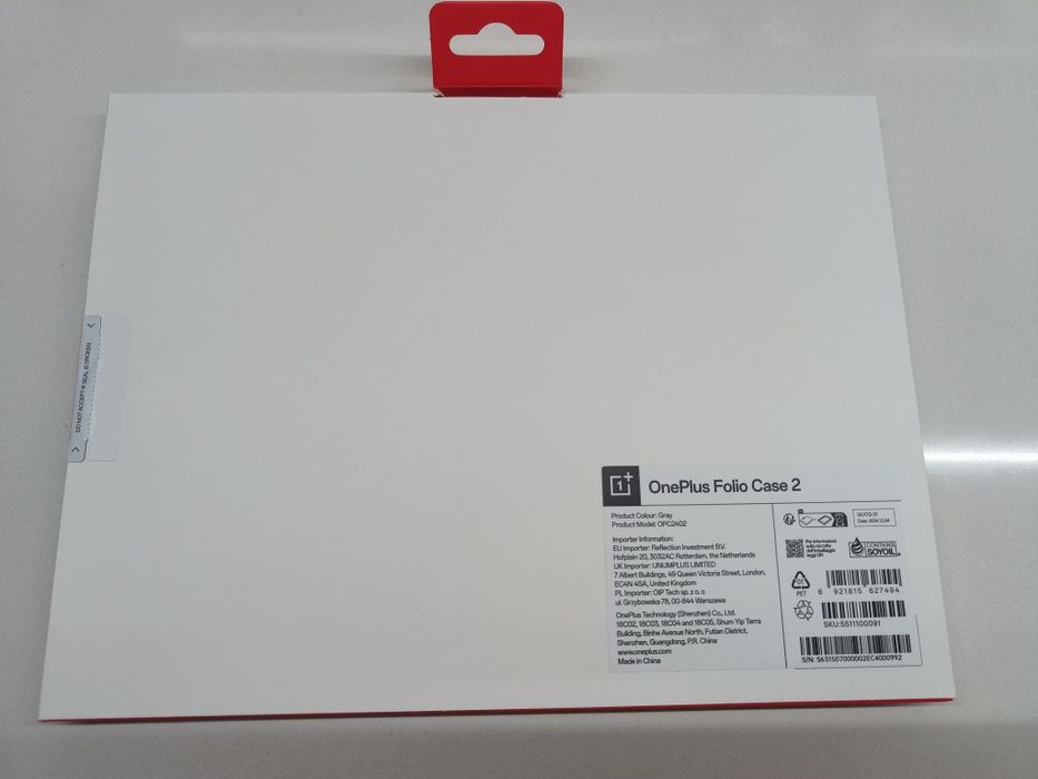 Capa ONEPLUS FOLIO CASE 2 - Novo e Selado para ONEPLUS PAD 2