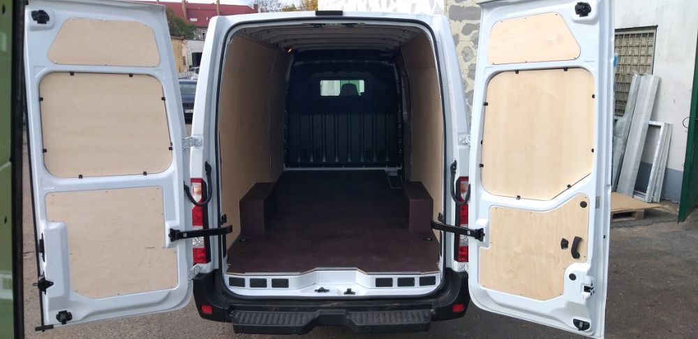 Zabudowa busa, Renault Master, boki, podłoga, nadkola z montażem!